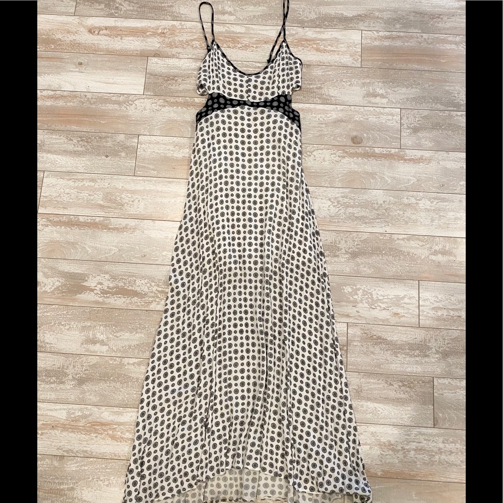 Black and white maxi